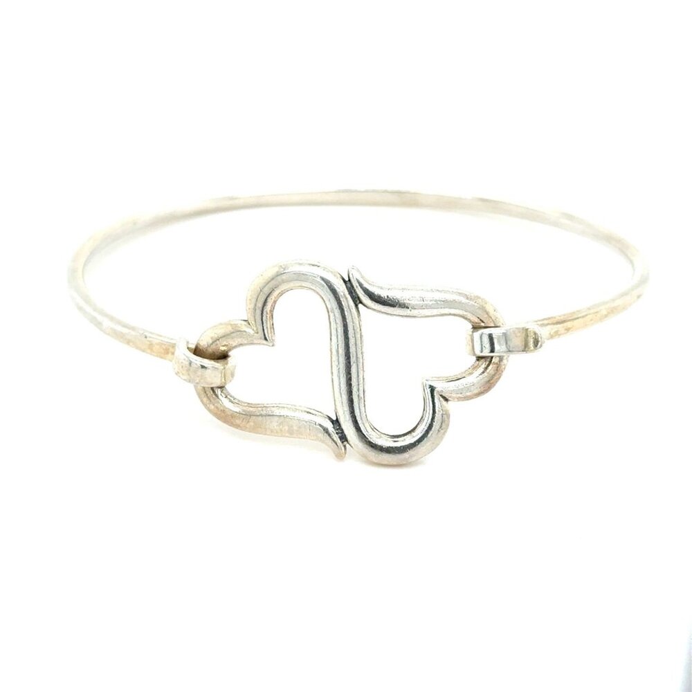 James Avery Hook‎ On Double Heart Bracelet